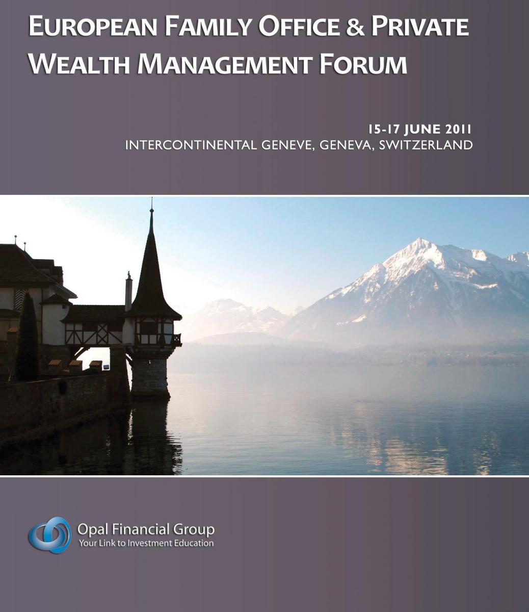 European Family Office and Private Wealth Management Forum